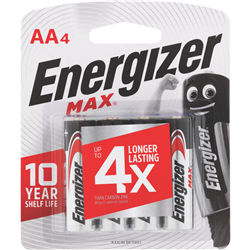 Energizer Maxx AA Batteries 4 Pack