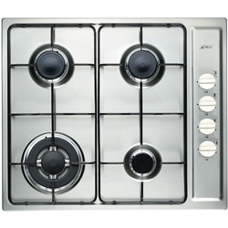 Emilia 60cm 4 Burner Gas Cooktop With Wok S/S