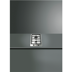 Smeg Classic 30cm Gas Cooktop 2 Burners Stainless Steel