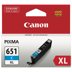 Canon CLI651 XL Cyan Ink Cartridge