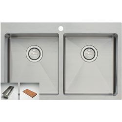 Oliveri Double Bowl Inset Sink