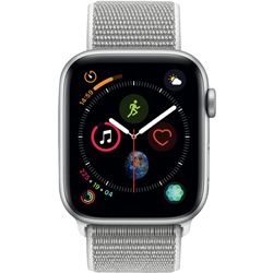 Apple Watch Series 4 GPS 44mm Silver Aluminium Case with Seashell Sport Loop