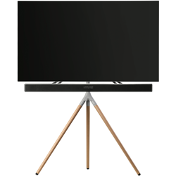 One For All Designer TV & Soundbar Stand - Oak