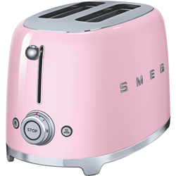 Smeg 50's Style 2 Slice Toaster Pink