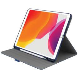Cygnett iPad 10.2 TekView w/ Pencil Holder (Blue)