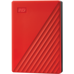 Western Digital 4TB My Passport Portable HDD (Red)