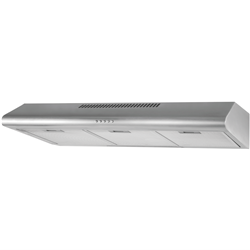 Omega 90cm Fixed Rangehood Stainless Steel