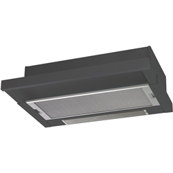 Chef 60CM Pullout Rangehood Dark