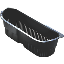 Oliveri AC6220 NP D SHAPE COLANDER CHARCOAL