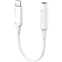 Alogic USB-C-3.5mm Audio Adapter-WH