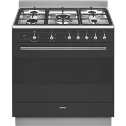 Smeg Classic 90cm Dual Fuel Upright Cooker Anthracite