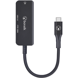 Bonelk USB-C 3-in-1 Multiport Hub (Black)