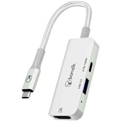 Bonelk Long-Life 3in1 Multiport Hub (White)