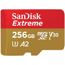 Sandisk Extreme Micro SDXC 256GB SD Memory Card
