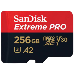 Sandisk Extreme Pro Micro SDXC 256GB SD Memory Card