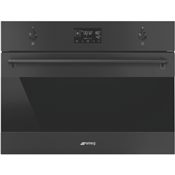 Smeg Compact Classic Steam 100 Oven Matte Black