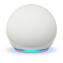 Amazon Echo Dot Smart Speaker with Alexa (Gen 5) - Glacier White