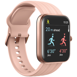 Ryze Evo Smartwatch Rose Gold - Pink Strap