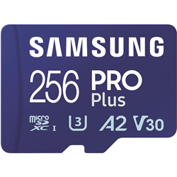 Samsung 256GB Micro SDXC Pro Plus Memory Card