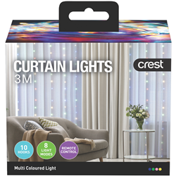 Crest Curtain Party Lights