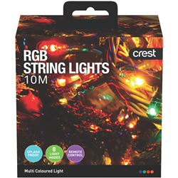 Crest RGB Christmas String Lights (10M)