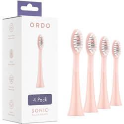 Ordo Sonic Brush Heads 4Pk Rose Gold/Petal