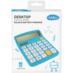 Crest Desktop Calculator (Blue)