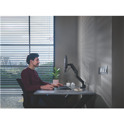 One For All Single Arm Solid Series Monitor Arm - Black