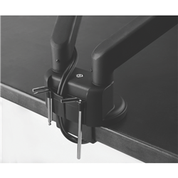 One For All Dual Arm Solid Series Monitor Arm - Black