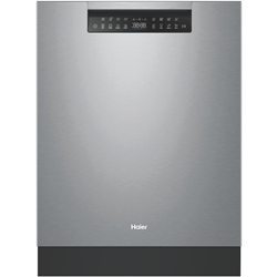 Haier Built Under Steam Dishwasher Stainless Steel