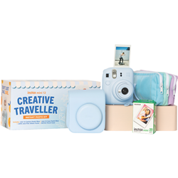 Instax Mini 12 Premium Bundle - Blue