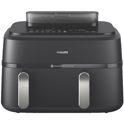 Philips 5000 Series 9 Litre XXL Dual Basket Steam Airfryer Black