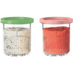 Ninja 2 x 700ml NC501 Creami Deluxe Tubs And Lids