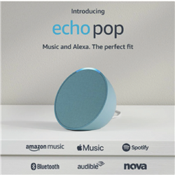 Amazon Pop Compact Smart Speaker with Alexa (Teal)