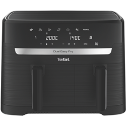Tefal 8.3 Litre Dual Easy Fry Essential Air Fryer Black