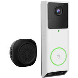 Connect SmartHome 2K Dual Camera Doorbell with Chime
