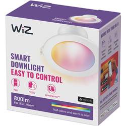 Wiz Colour & Tuneable White 90mm Smart Downlight