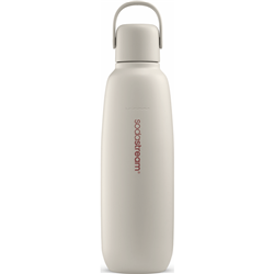 Sodastream 900ml Stainless Steel Fizz And Go Bottle Sand