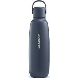 Sodastream 900ml Stainless Steel Fizz And Go Bottle Storm Blue