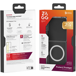 ZAGG Samsung Z Flip7 Bridgetown Snap Clear Case