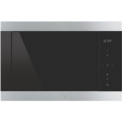 Smeg Classic Built-in 25L Microwave with Grill Stainless Steel
