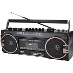 Laser Portable Cassette Boombox with AM/FM Radio