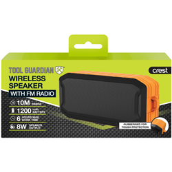 Tool Guardian 8W FM Rechargable Wireless Bluetooth Radio