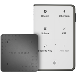 Ledger Stax Crypto Hardware Wallet + Recovery Key