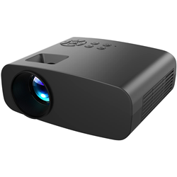 Laser 720P LED Projector with 150ANSI lumen Black
