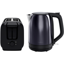 Tefal Subito Black Knight Stainless Steel Breakfast Set