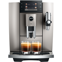 JURA E8 Midnight Silver Automatic Coffee Machine