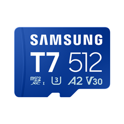 Samsung 512GB T7 Micro SD Memory Card UHS-1 / Class 10