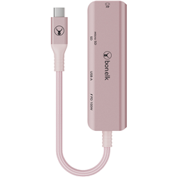 Bonelk Long-Life USB-C 5in1 Multiport Hub (Blush)