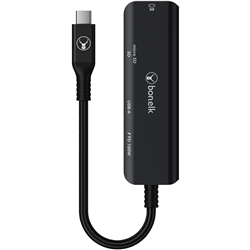 Bonelk Long-Life USB-C 5in1 Multiport Hub (Black)